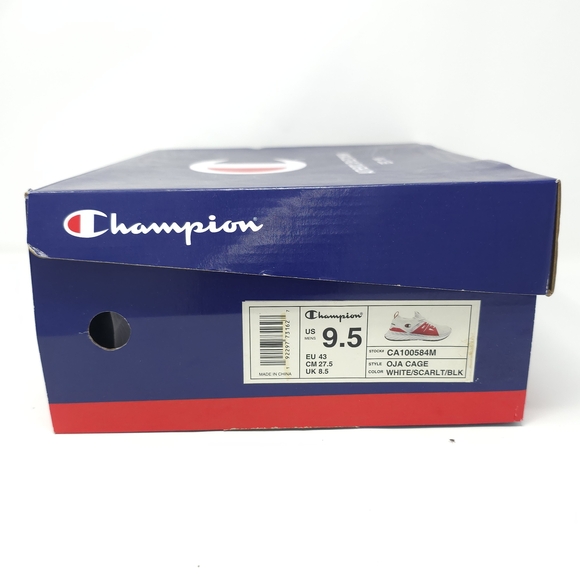 Champion Oja Cage White/Scarlet/Black sneakers - Picture 7 of 7